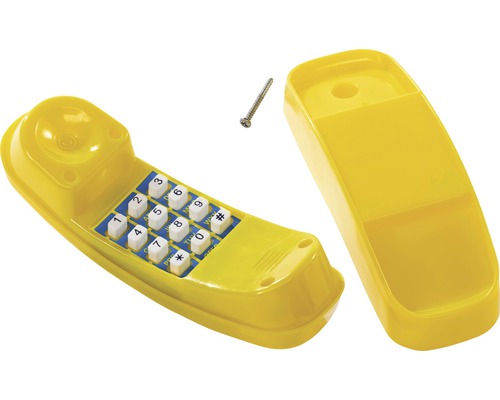 Téléphone axi plastique jaune
