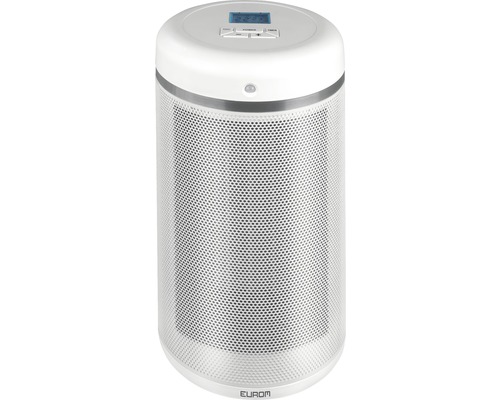 Radiateur soufflant Eurom rond blanc avec commande numérique