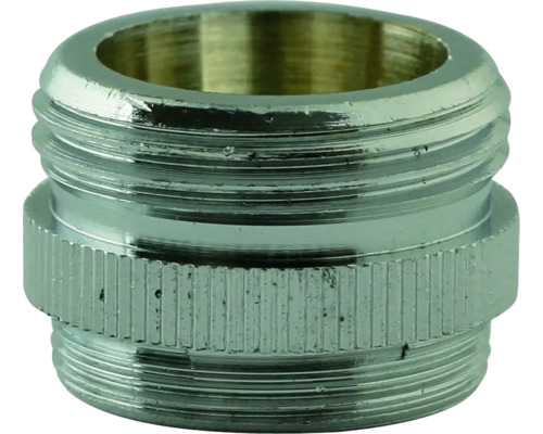 Übergangsstück verchromt ¾"A x M24 Wasserhahn Adapterstück