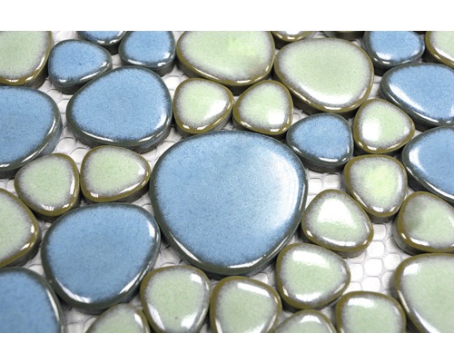 Keramikmosaikfliese in Kieselform