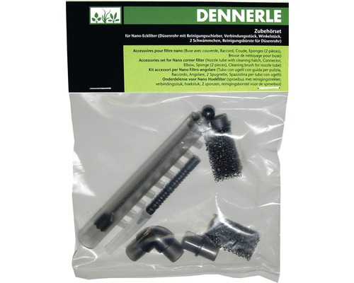 Kit d''accessoires Dennerle pour filtre d''angle Nano dans un sac