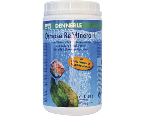 Mineralsalz DENNERLE Osmose ReMineral +, 1100 g Dennerle Osmose ReMineral+ sel minéral pour eau osmosée