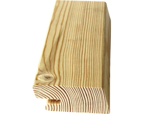 Rhombusleiste HBFIX sibirische Lärche unbehandelt 27x68x4000 mm, 1 Pack = 8 Stück