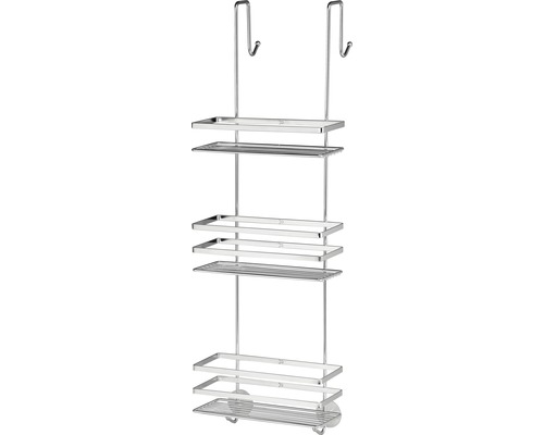 Étagère de douche Form&Style chrome à accrocher à une porte ou à une séparation de douche Étagère de douche Form&Style chrome à accrocher à une porte ou à une séparation de douche