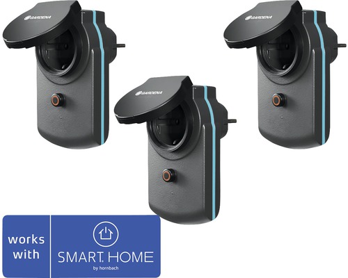 Adaptateur de prise GARDENA smart Power, 3 pièces