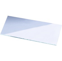 Plaque de verre transparent