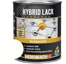Laque couleur HORNBACH laque hybride laque pour meuble brillante blanc glacier 750 ml-thumb-0