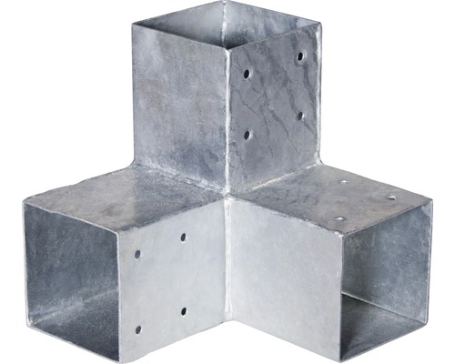 Connecteur enfichable Konsta TYPE E pour poteaux 9 x 9 cm, galvanisé à chaud Connecteur métallique pour constructions en bois