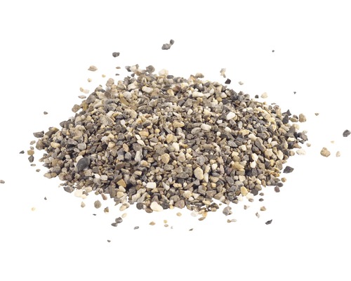 Gravier du Rhin multicolore 2-8 mm, 500 kg Tas de gravier décoratif