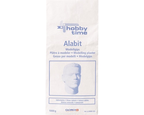 Masse à couler plâtre de modelage Alabit 5 kg blanc