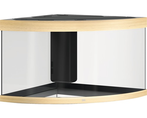 Eckaquarium mit Filter