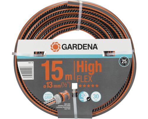 Tuyau d'arrosage GARDENA comfort HighFlex 15 m 1/2"