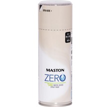 Peinture aérosol Mastons Zero beige RAL 1015 satiné