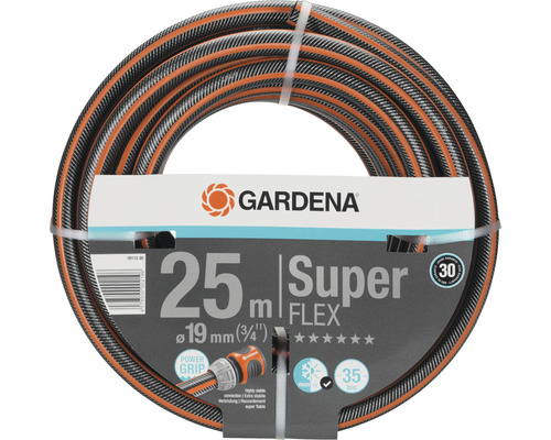 Tuyau d'arrosage flexible GARDENA Premium SuperFlex 3/4"