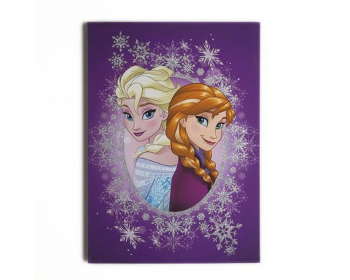 Tableau sur toile Disney Frozen La Reine des neiges Elsa & Anna I 50x70 cm