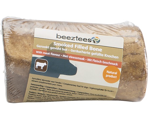 Os de bœuf garni beeztees viande 1 pièce friandises à mâcher Os fourré pour chien Beeztees au goût de viande