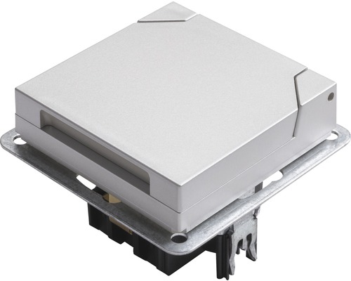 Prise de courant pour boîte de sol avec couvercle rabattable