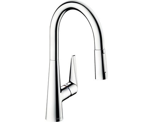 Küchenarmatur mit Handbrause hansgrohe Talis S chrom glänzend 72813000