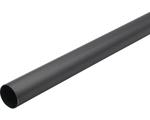 Tringle à rideaux Rivoli anthracite Ø 20 mm 200 cm Tube métallique