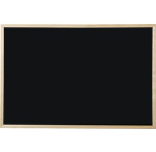 Ardoise noire avec cadre en bois 60x90 cm-thumb-0