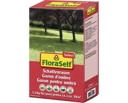 Semences de gazon FloraSelf Select zone ombragée 1,2 kg 50 m²