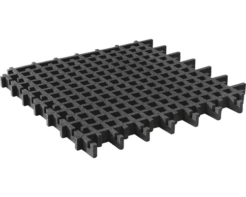 Dalle de protection anti-chute-dalle gazon terralastic 5 unités 100x100x4.5 cm anthracite