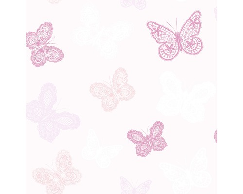 Papier peint intissé 100114 Kids@Home 5 Butterfly rose