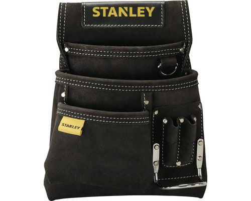 Sac à outils en cuir Stanley avec plusieurs compartiments