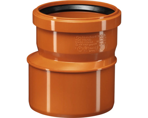 KG Reduktion DN 315 mm / 250 mm Ostendorf KG Übergangsrohr KGR 110 x 125 aus Kunststoff
