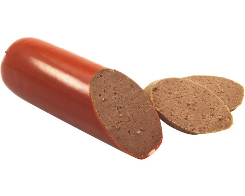 Leberkäsewurst mit Scheiben