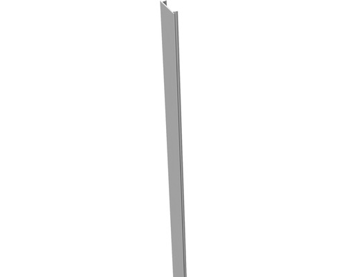 Baguette de finition GroJa Flex, Lumino 300 cm gris argent Profilé en aluminium