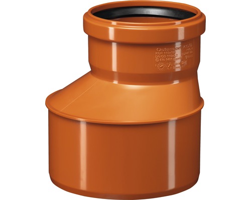 Réduction pour systèmes de canalisations d''eaux usées avec deux diamètres différents