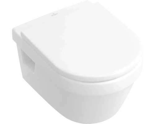 Wandhängendes Tiefspül-WC aus Keramik mit Deckel