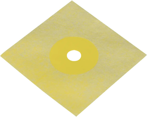 Manchette d'étanchéité pour raccords tubulaires Durabase WPFM contenu 2 pièces Autocollant en forme de losange avec découpe circulaire