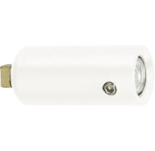 Cartouche de gaz blanche avec raccord fileté