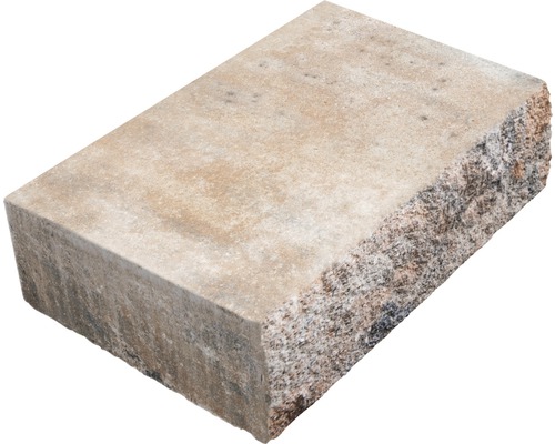 Bloc de marche en béton iStep Passion calcaire coquillier 50x34,5x15 cm