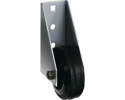 Galet de roulement de porte pour portes lourdes 110x44,5mm, galvanisé à chaud Roue avec support métallique