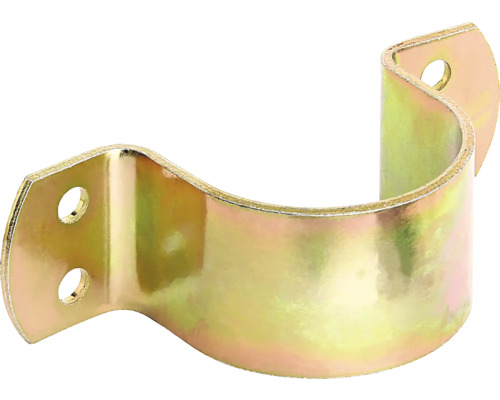 Collier de serrage 57 mm pour 2 1/4 pouce galvanisé jaune
