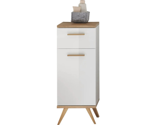Meuble bas pelipal Noventa blanc hauteur 89,5cm largeur 35,5cm Meuble bas pelipal Noventa blanc hauteur 89,5cm largeur 35,5cm