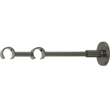 Tringle à rideaux avec deux supports et fixation murale