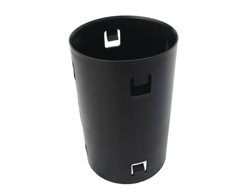 Manchon double Pipelife pour tuyau de drainage en plastique rond noir DN 100 mm Manchon double Pipelife pour tuyau de drainage en plastique rond noir DN 100 mm