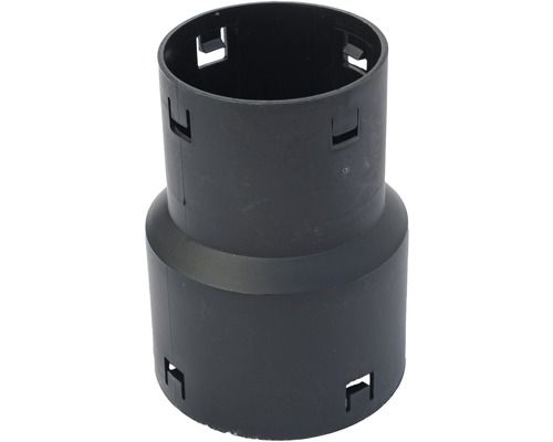 Réducteur pour tuyau de drainage Pipelife plastique rond noir DN 100/80 mm