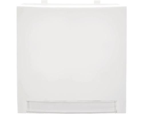 Bascule avec emplacement pour inscription Berker S1 blanc polaire brillant 16268989 Plaque de recouvrement d''interrupteur pour installation électrique