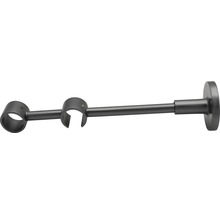 Support Rivoli wire track anthracite 2 tringles