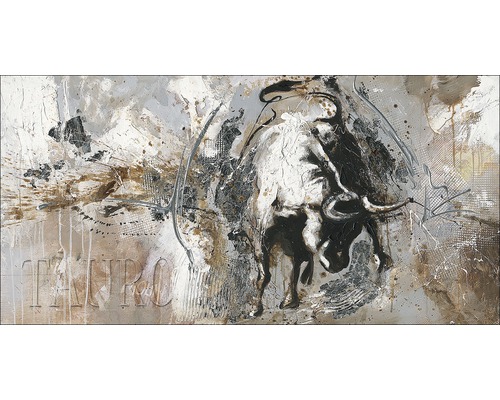 Tableau sur toile Original taureau 60x120 cm