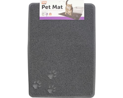 Vorlegematte Karlie Pet Mat 60x40x0,8 cm grau