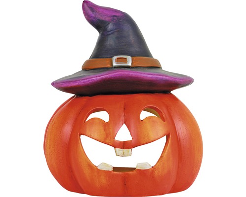 Décoration d''Halloween citrouille avec chapeau de sorcière