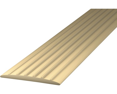 Barre de seuil en PVC souple beige autocollant 35 x 1000 mm