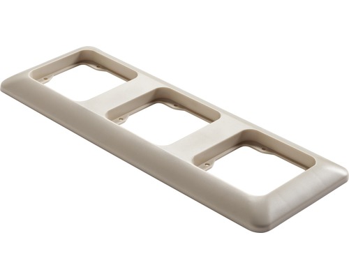 Cadre triple pour l''installation d''interrupteurs et de prises