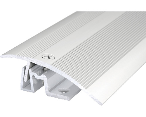 Barre de seuil multi niveaux PS 400 alu argent 50x2700 mm Profilé de transition en aluminium avec vis